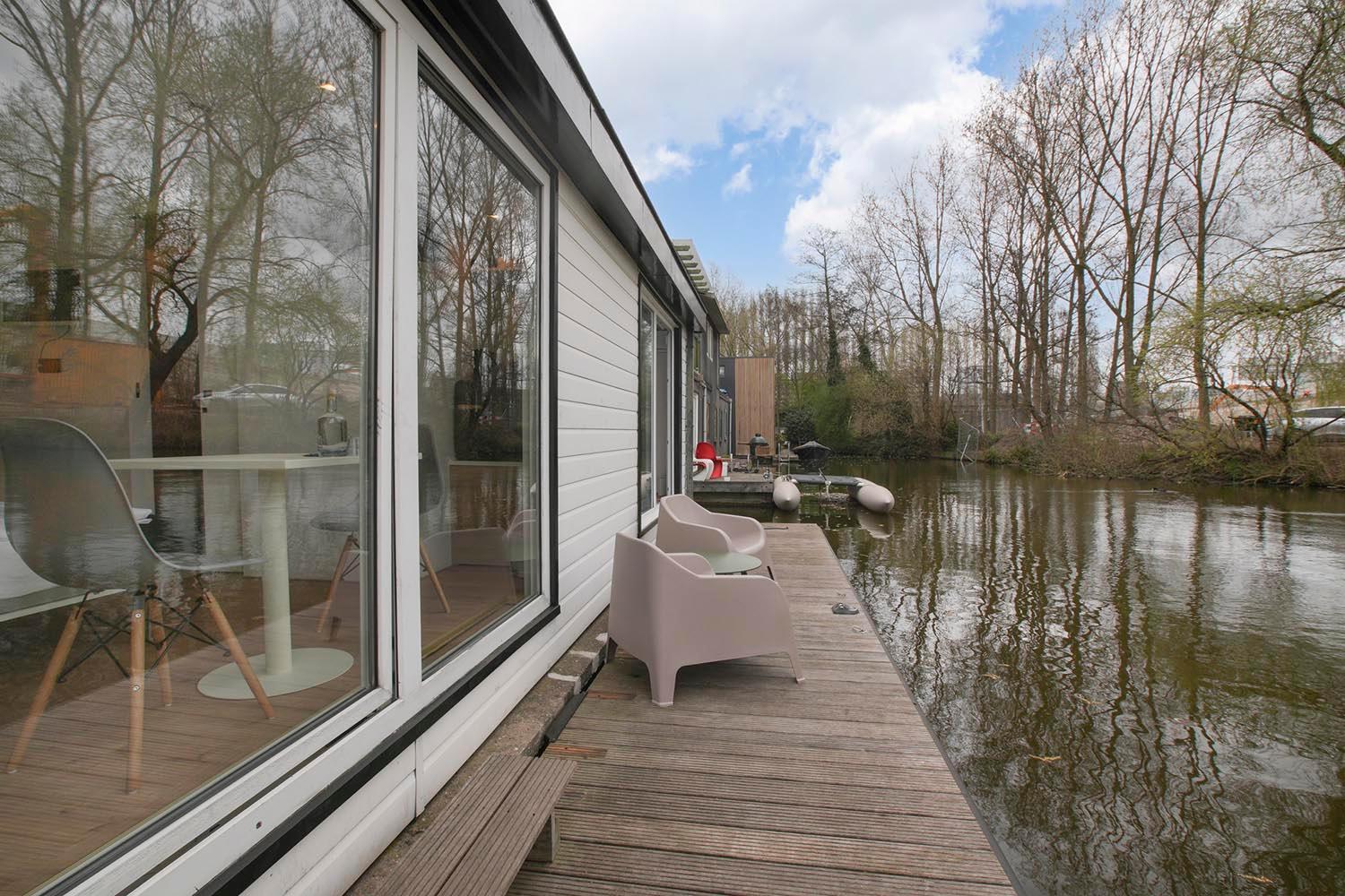 Houseboat The New Lake - Nieuwe Meer Amsterdam Luaran gambar